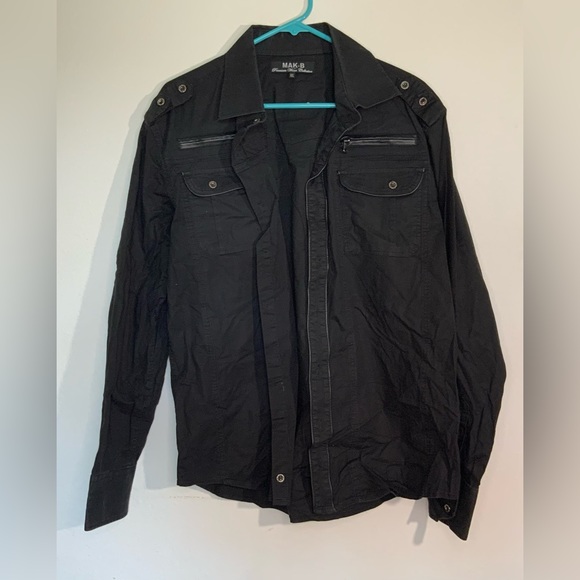 Men’s black long sleeve dress shirt XL - Picture 1 of 2